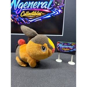 Pokemon Center Tepig Plush Stuffed Animal Fire Starter Unova Gen 5 Orange Brown